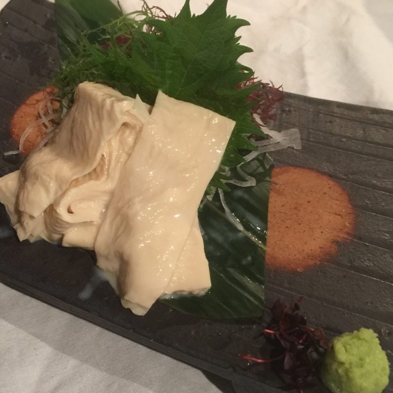 湯葉刺し(山遊木)