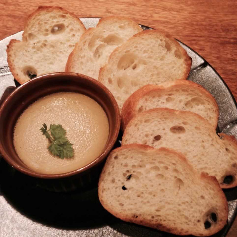 フォアグラと鶏レバーのパテ(炭焼き 大 たまプラーザ本店)