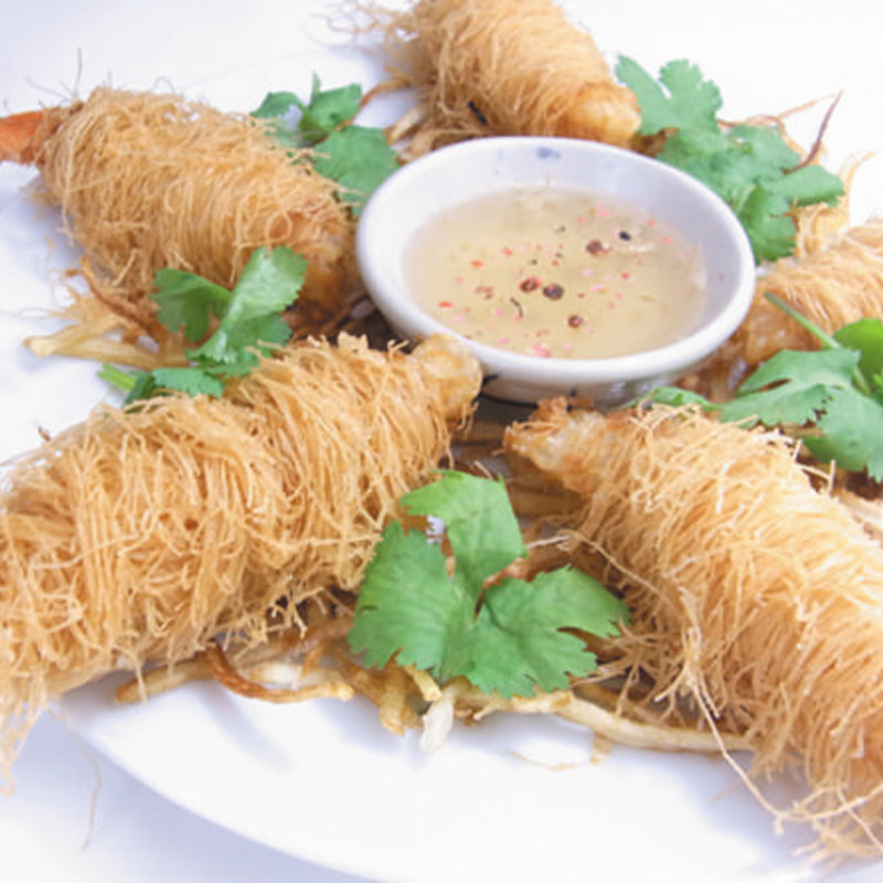 海老のカダイフ包み揚げ(アジアンダイニング SAHARA 船橋店)