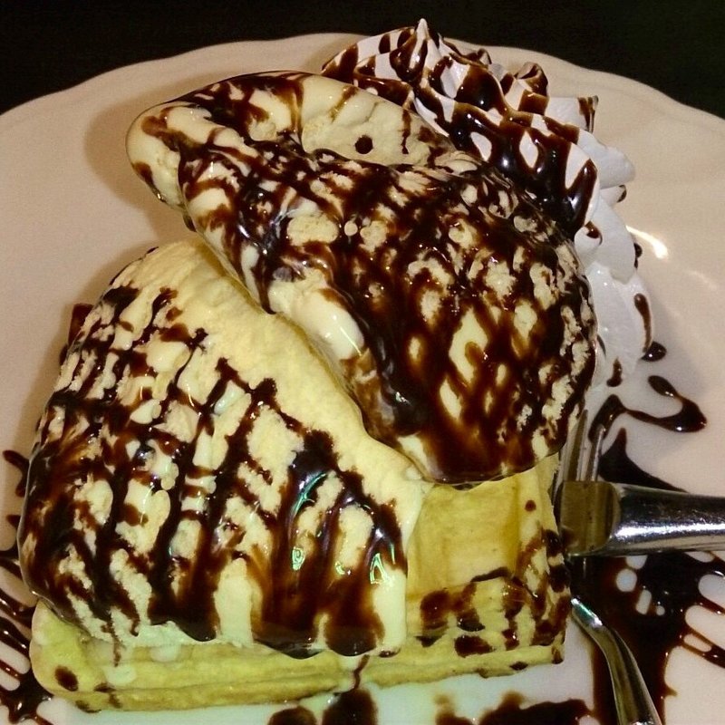 チョコレートワッフル(珈琲屋らんぷ いなべ店 )