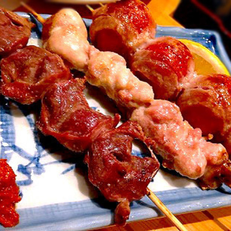 砂肝(炭火やきとり 鳥元 西口店)