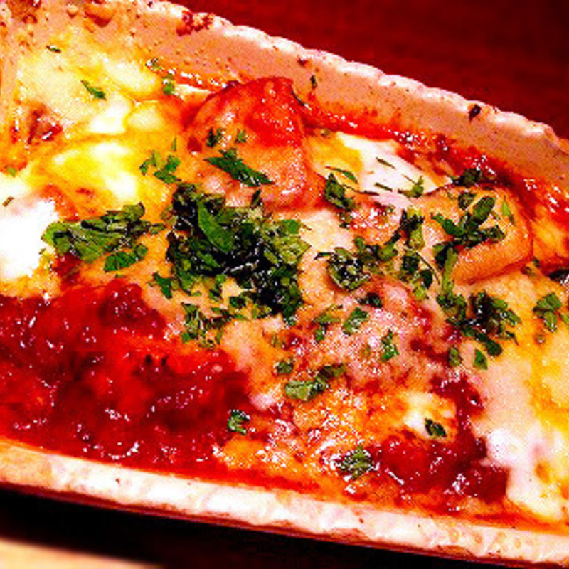 牛肉のラグーと米ナスのグラタン(THE RIGOLETTO ocean club)