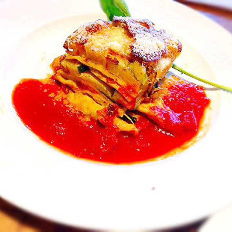 4種野菜の農家風ラザニア(24/7 restaurant)