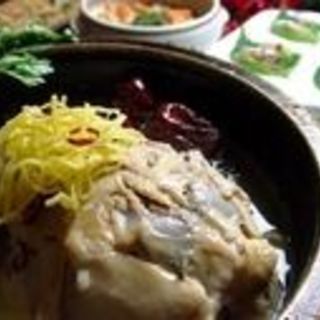 サムゲタン(セルロース無添加チーズの チーズタッカルビ & 骨まで食べれる 参鶏湯 GOMAmura)