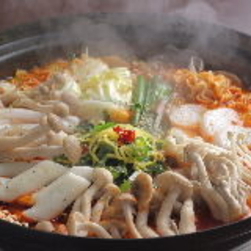 海鮮トッポギ(セルロース無添加チーズの チーズタッカルビ & 骨まで食べれる 参鶏湯 GOMAmura)