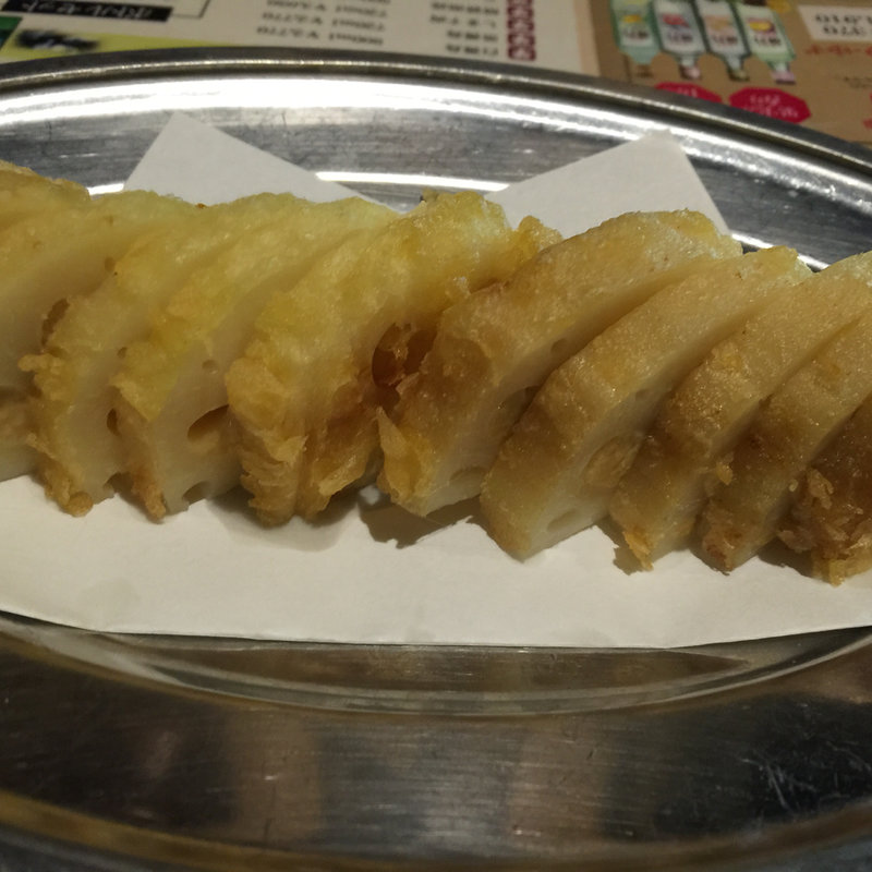自家製 からし蓮根(九州酒場 まる 藤沢店)