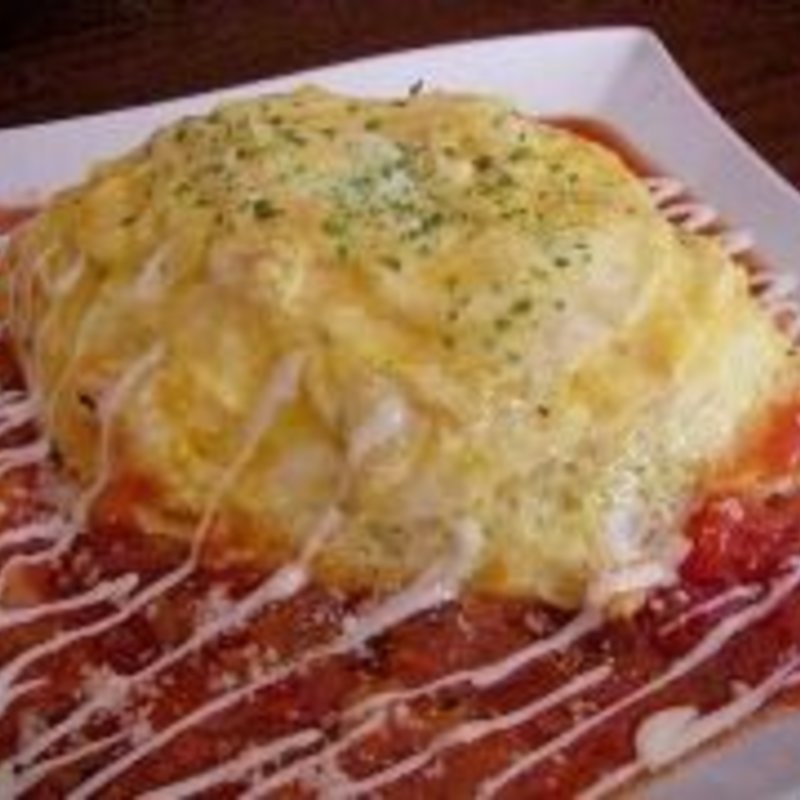 海老とまとオムライス(ぱぷりか亭 （パプリカテイ）)