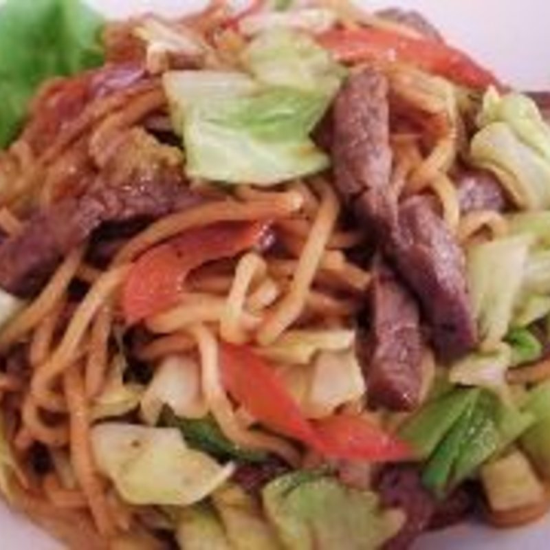 牛カルビオイスター焼きそば(ぱぷりか亭 （パプリカテイ）)