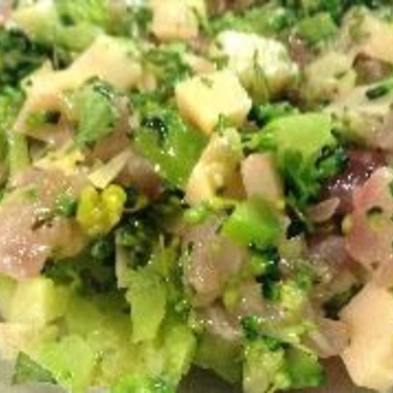 鮮魚とブロッコリーと白菜のタルタル(旬の味覚とヴァン ナチュール★ラ マルジュ(La marge))