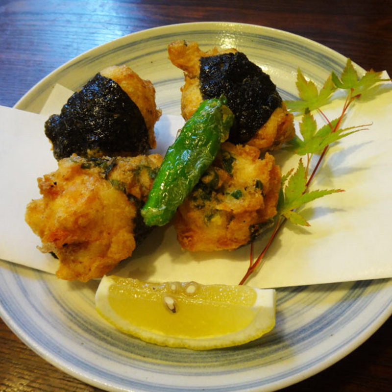 えびつみれ 季節(手打蕎麦 賀久)