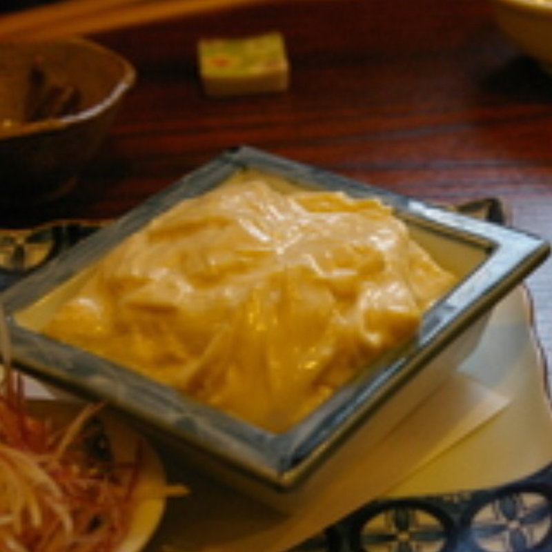 湯葉刺し(手打蕎麦 賀久)