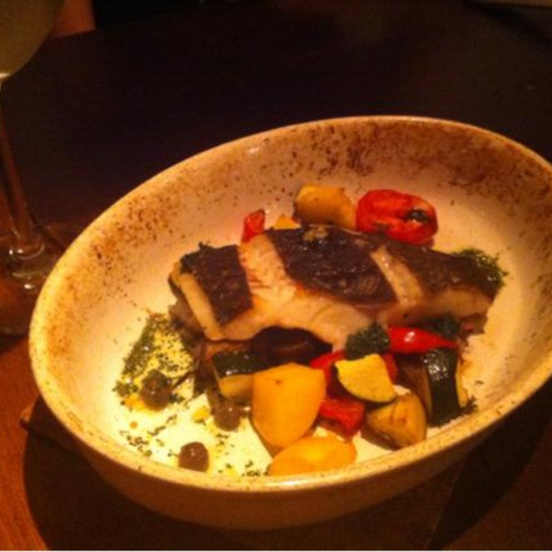 魚と野菜のオーブン焼き(旬の味覚とヴァン ナチュール★ラ マルジュ(La marge))