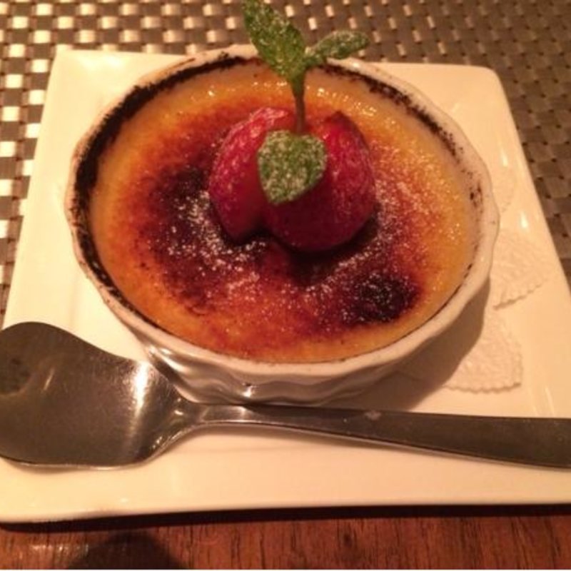 クレームビュルレ(旬の味覚とヴァン ナチュール★ラ マルジュ(La marge))