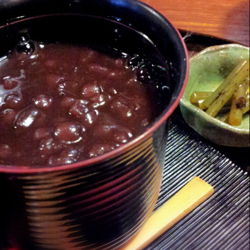 ぜんざい(手打蕎麦 賀久)