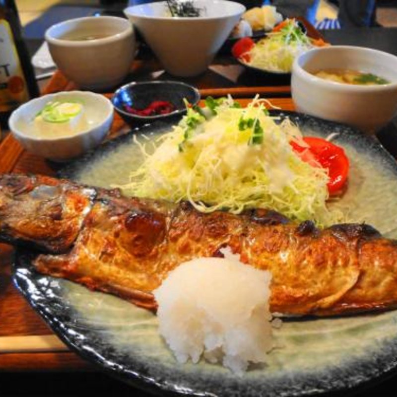 とろさば塩焼き定食(SABAR 京都烏丸店 （サバー）)