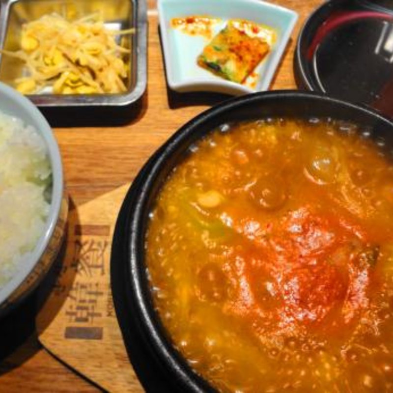 スンドゥブチゲセット(南屋韓国食堂 )