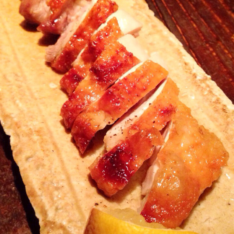 若鳥の塩焼き(ちろり)