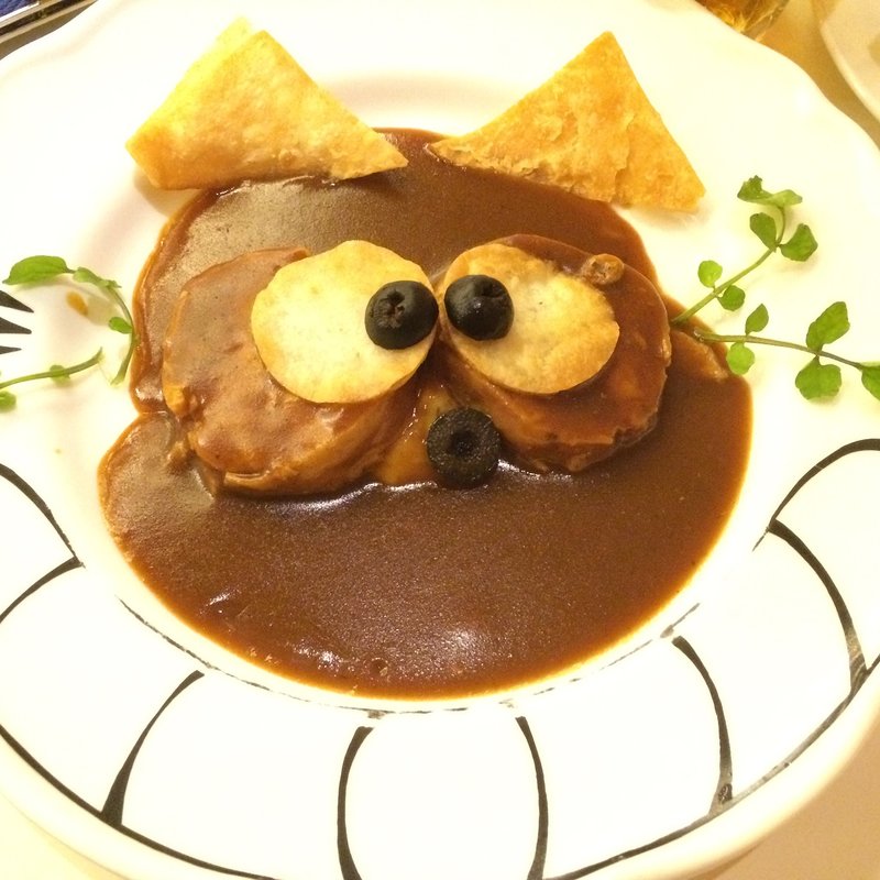 チェシャ猫のにやにやスマイルミートローフ(舞踏の国のアリス)