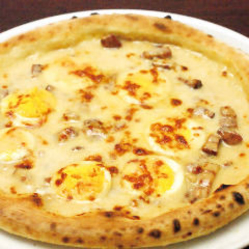 カルボナーラピッツァ(PASTINOVA シャポー市川店)