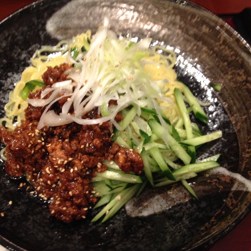 冷やしじゃーじゃー麺(麻布茶房 西武渋谷店  （アザブサボウ）)