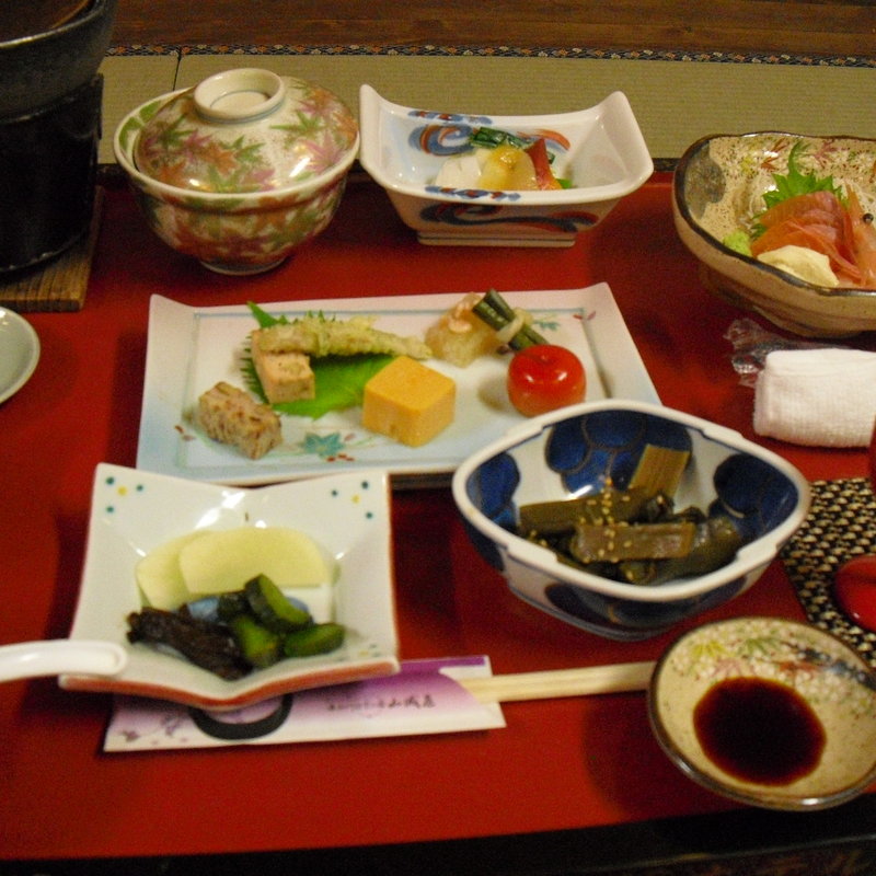 平家鷹狩料理(湯西川白雲の宿山城屋)