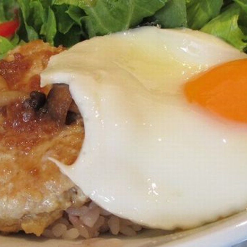 ロコモコ丼(和カフェMARUFUJI上本町本店 上本町)