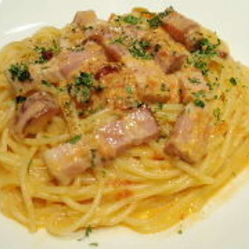 辛口トマトのカルボナーラ(生パスタ専門店 SPIGA 松戸店 （スピガ）)