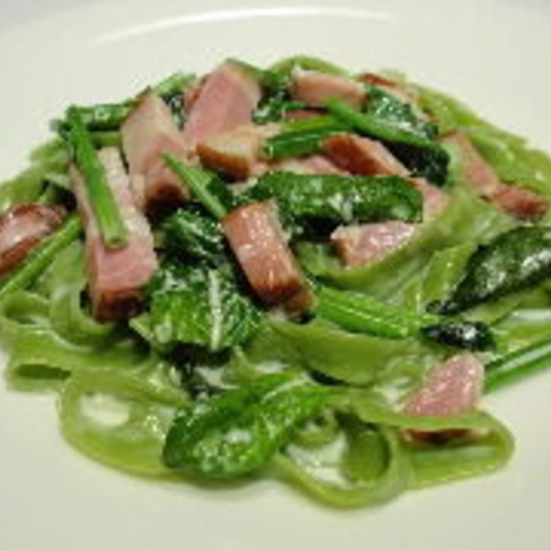 ベーコンとほうれん草のパスタ(生パスタ専門店 SPIGA 松戸店 （スピガ）)