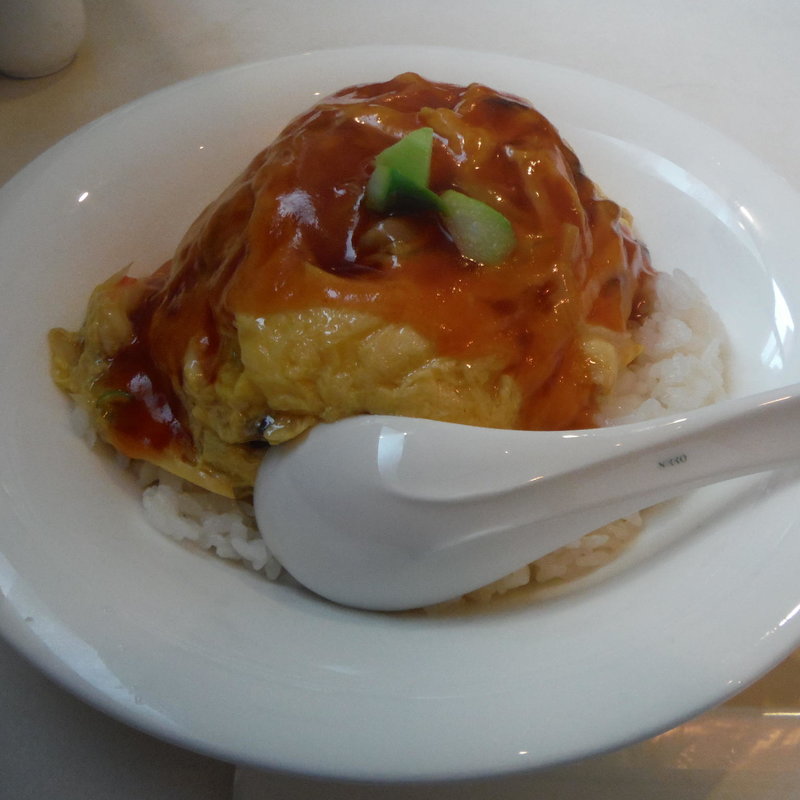 とろとろカニ玉甘酢だれあんかけご飯　（ランチ）(馥香 浅草橋本店)