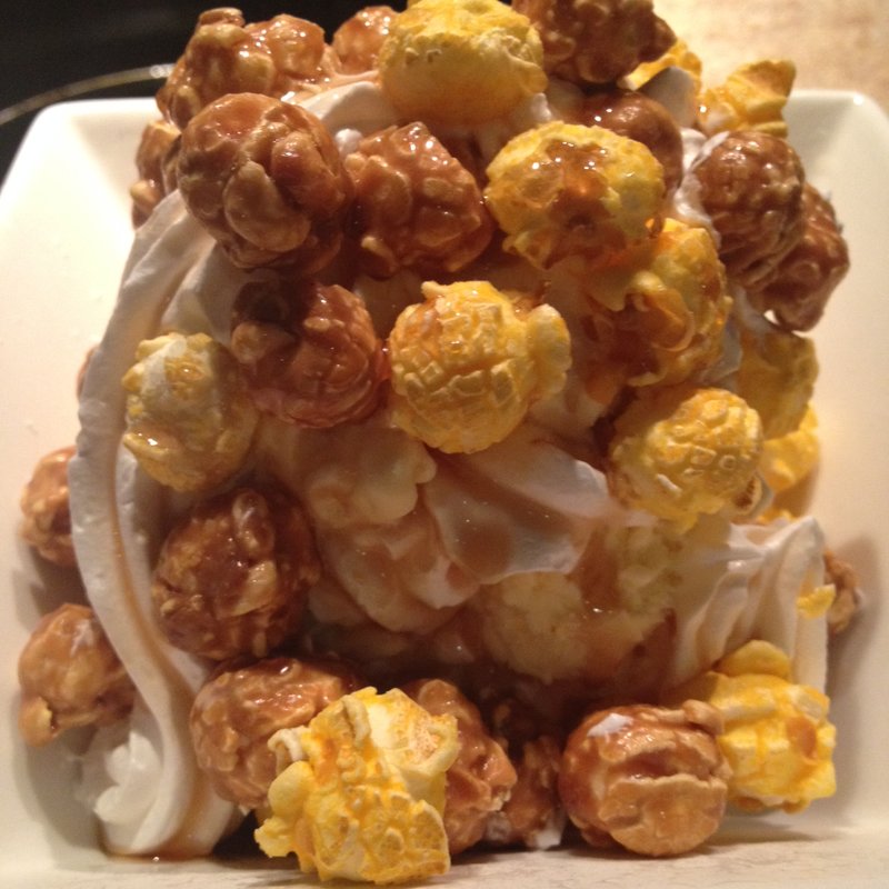 生キャラメル&ラクレットチーズのポップコーンアイス(牛角 栃木店 )