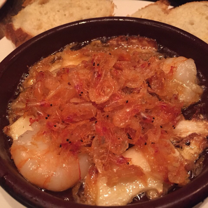 桜海老と小海老 筍のアヒージョ(カフェ&グリル シズルガズル 渋谷ヒカリエ店 （Cafe&GrillSIZZLEGAZZLE）)