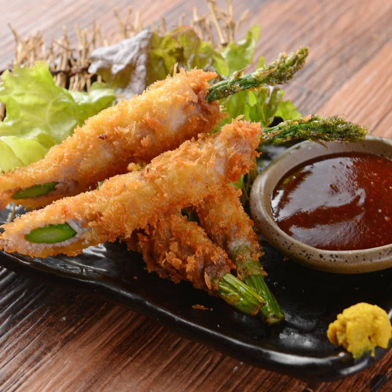 アスパラ肉巻揚げ(まるし本八幡北口店 )