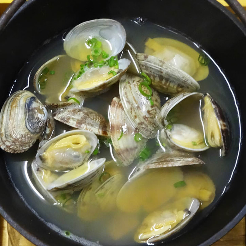 あさりの酒蒸し(くつろぎや)