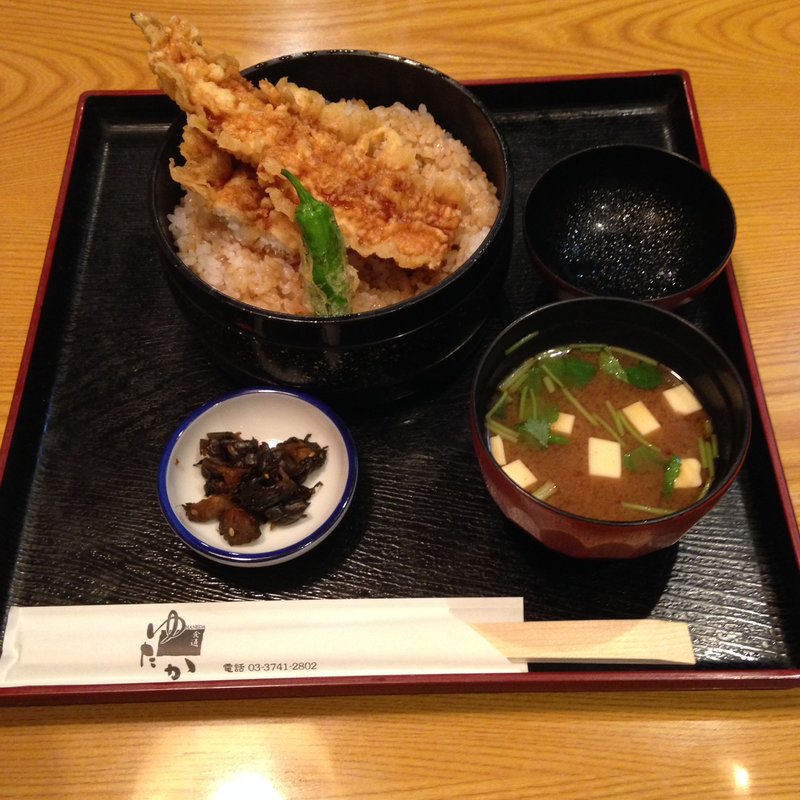 アナゴ天重(食通 ゆたか （しょくつうゆたか）)