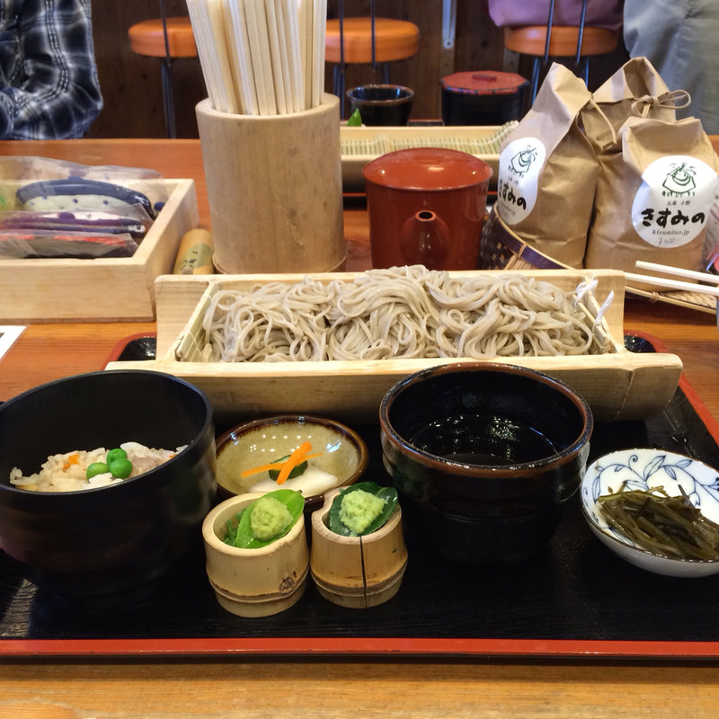 ざるそばセット 大盛(ぷらっときすみの)