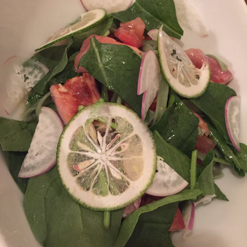 ビントロとヌイユの冷製パスタ(BIVOUAC BRASSERIE CAFE)