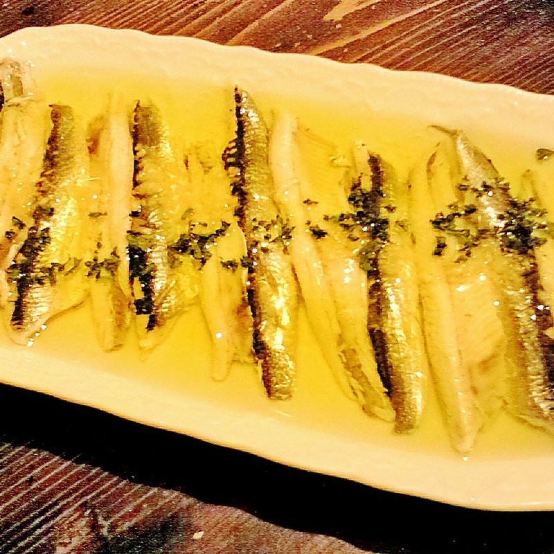 ボケロネス（イワシの酢漬け）(ミガミゴ バルダイニング （miga.migo bar.dining.）)