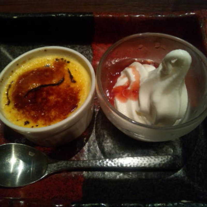 クレームブリュレ(ハンバーグ&ステーキ 芝浦)