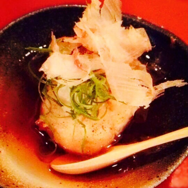 蓮根餅の揚げだし(やる気いっしん)