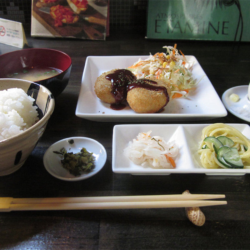 手作りコロッケランチ(ホープ洋装店 )