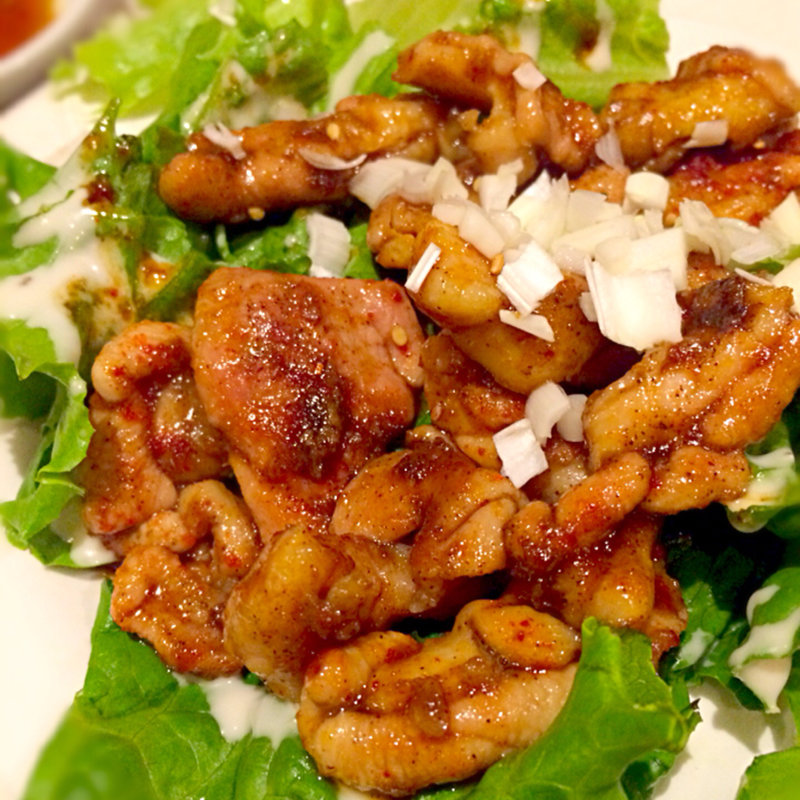 ホルモン（タレ）(韓屋台 李俊)