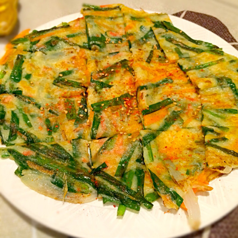 山芋のチヂミ(韓屋台 李俊)