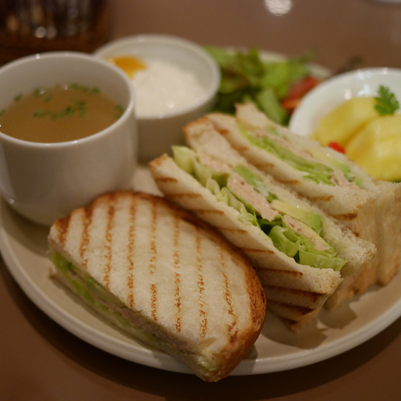 ホットサンドイッチ(fruit cafe Saita! Saita!)
