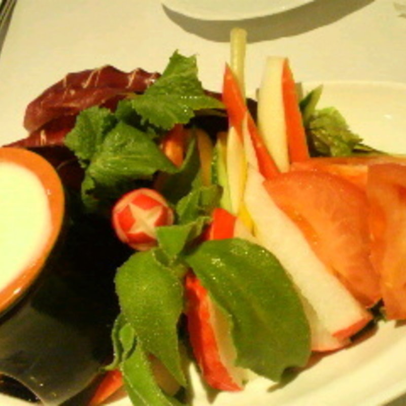 野菜のバーニャカウダ(ラ ノッテビアンカ)