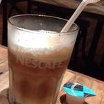 カフェラテアイス(セレッソ 大阪 メガタウン カフェ)