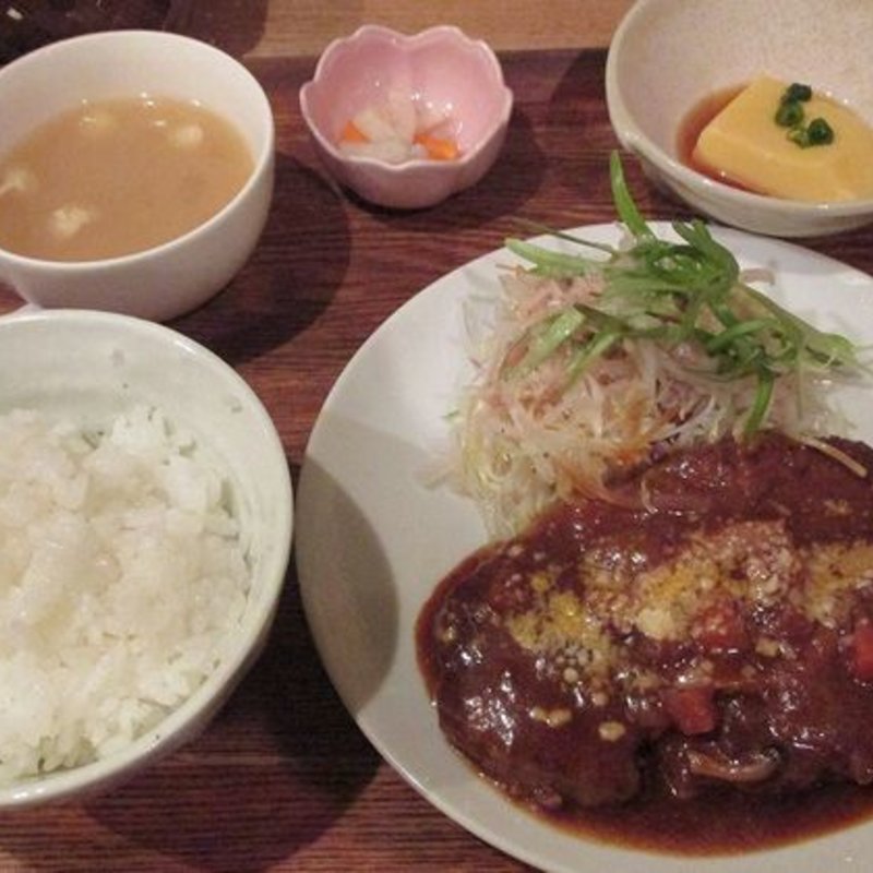 ハンバーグランチ(かわず )