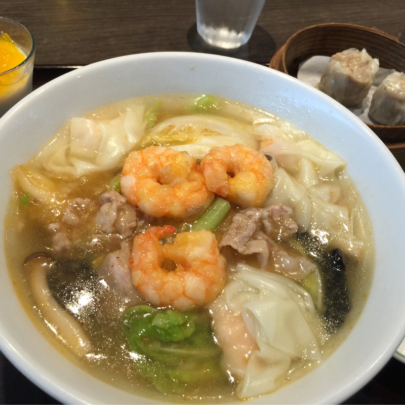 エビ焼きそばセット(銀座アスター 麺点庁)