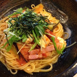 パスタランチセット  野菜たっぷりのトマトスパゲッティー(ｈｉｍａｗａｒｉ （ヒマワリ）)