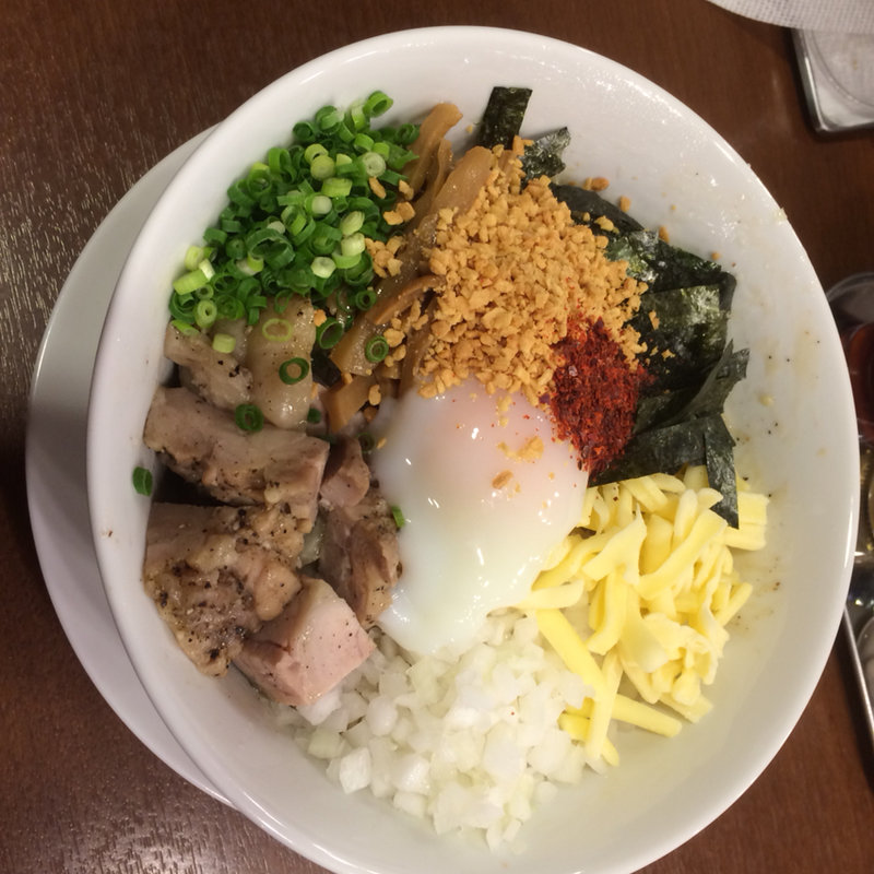 まぜろんち〜の(鶏そば から揚げ 専門店 らーめん風見鶏 西田辺)