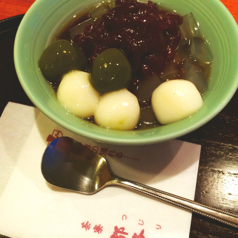 白玉あんみつ(茶寮都路里 京都伊勢丹店 （さりょうつじり）)